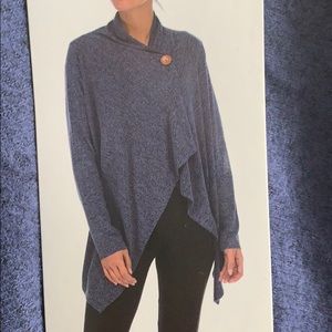 Bobeau blue cardigan women’s M